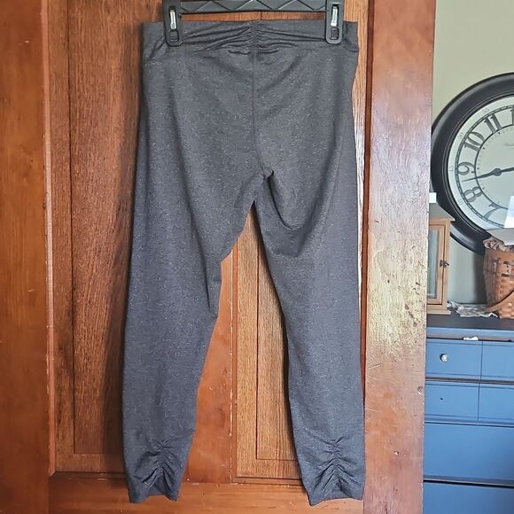 Calvin Klein Performance Stretch Leggings Heather Grey | JR. Womens Size L - Picture 2 of 6